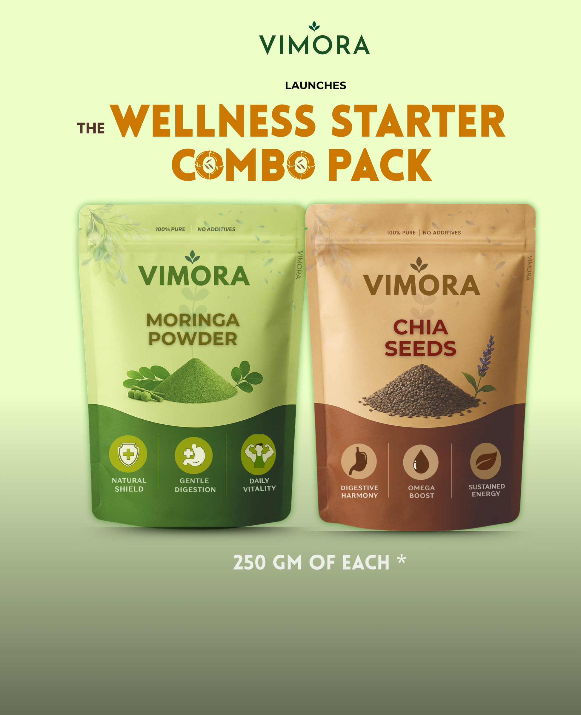 Wellness Starter Combo - (250g of each packets)