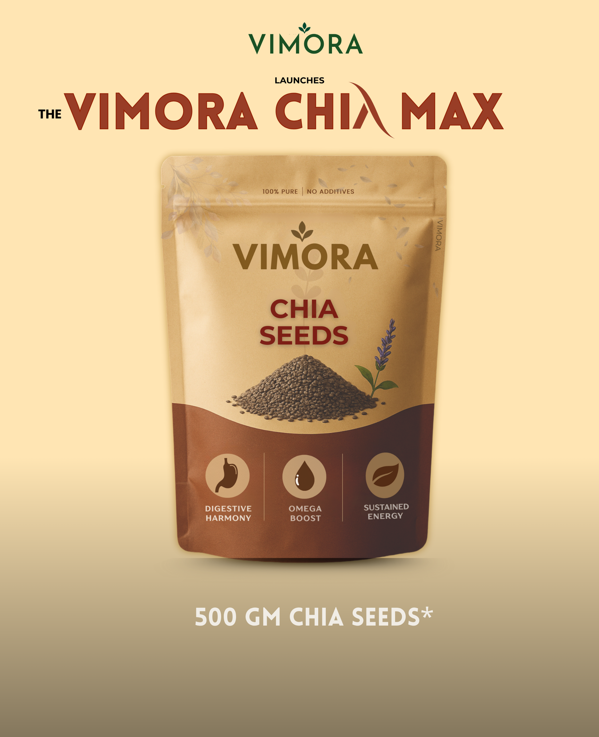 Vimora Chia Max - 500gm (2 x 250gm Packs)