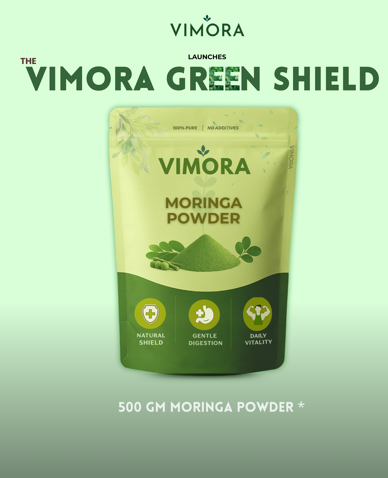 Vimora Green Shield - 500gm (2 x 250gm Packs)